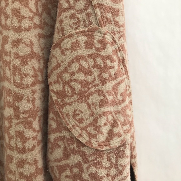 FREE PEOPLE Printed Ruby Jacket In Tea Combo Beige - Picture 13 of 16